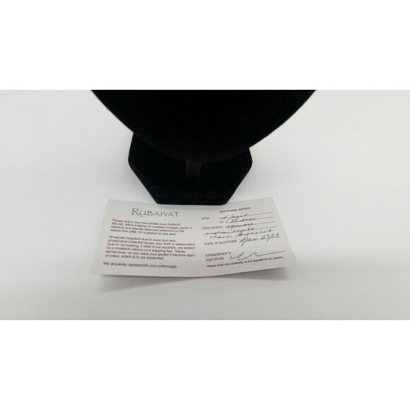 Sterling Silver Necklace Designer Matsu All Gravelle Necklace - Picture 16 of 16